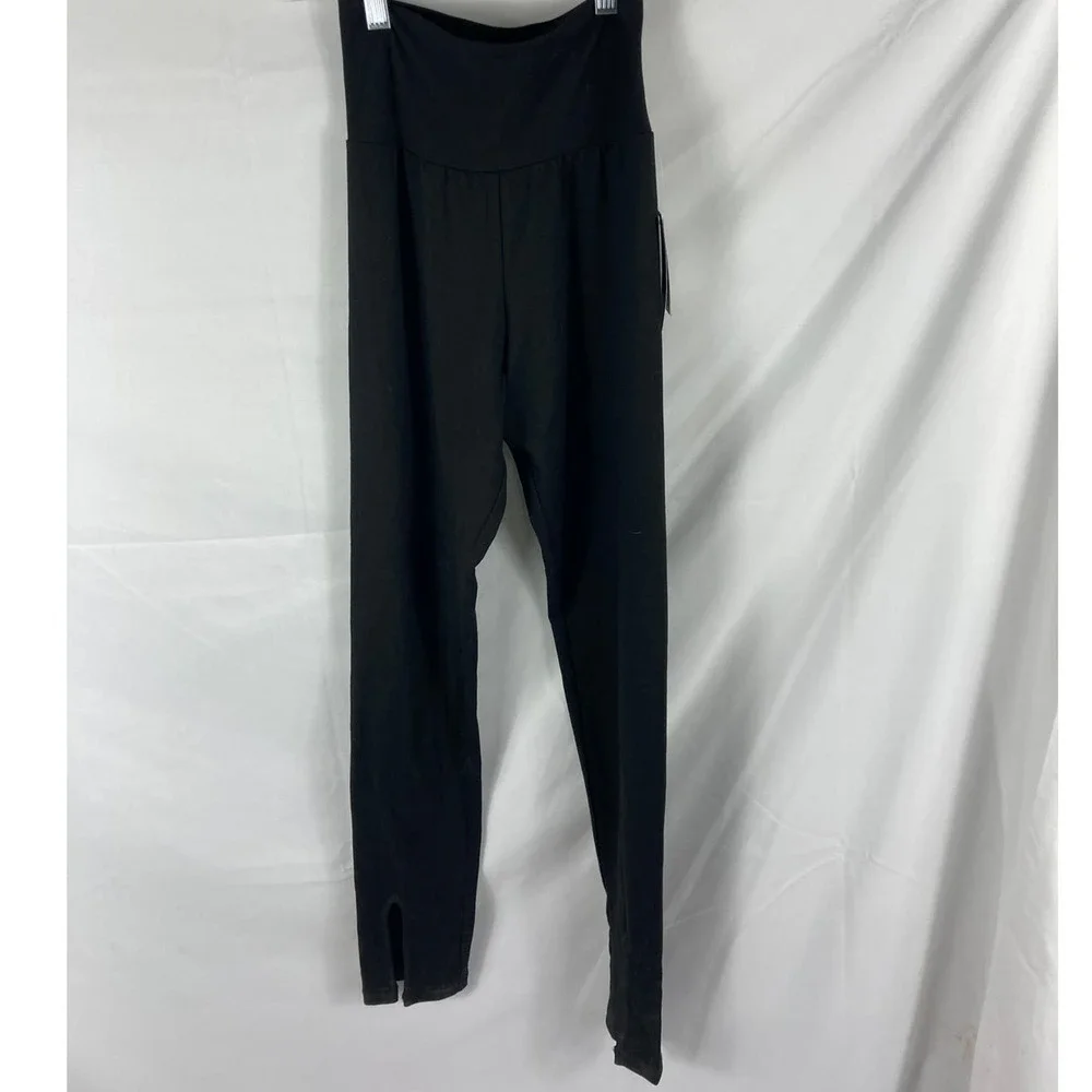 NWT Melrose and Market Black Front Slit Legging Size XXS